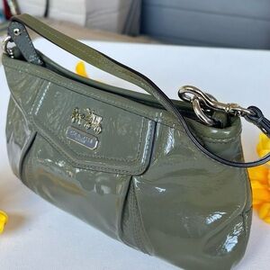 Coach Glossy Olive Shoulder Bag